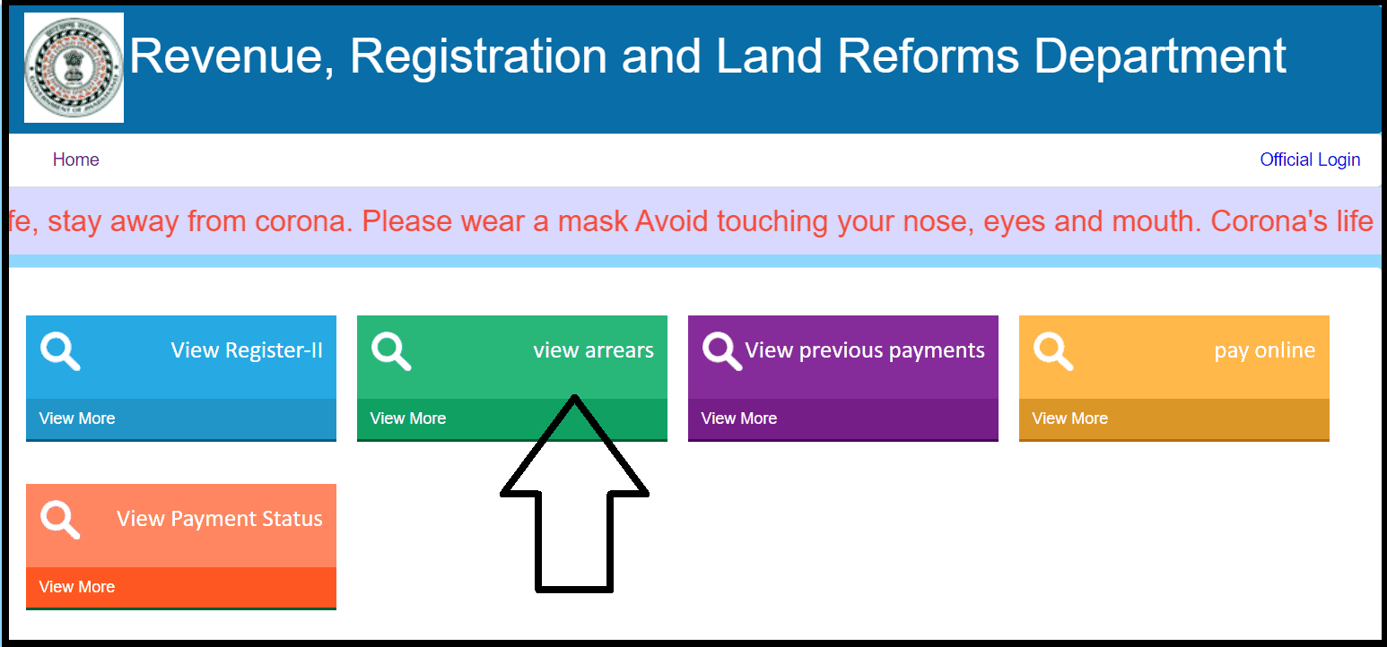 Revenue Registration and Land Reforms Department