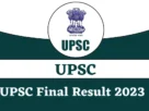 upsc result
