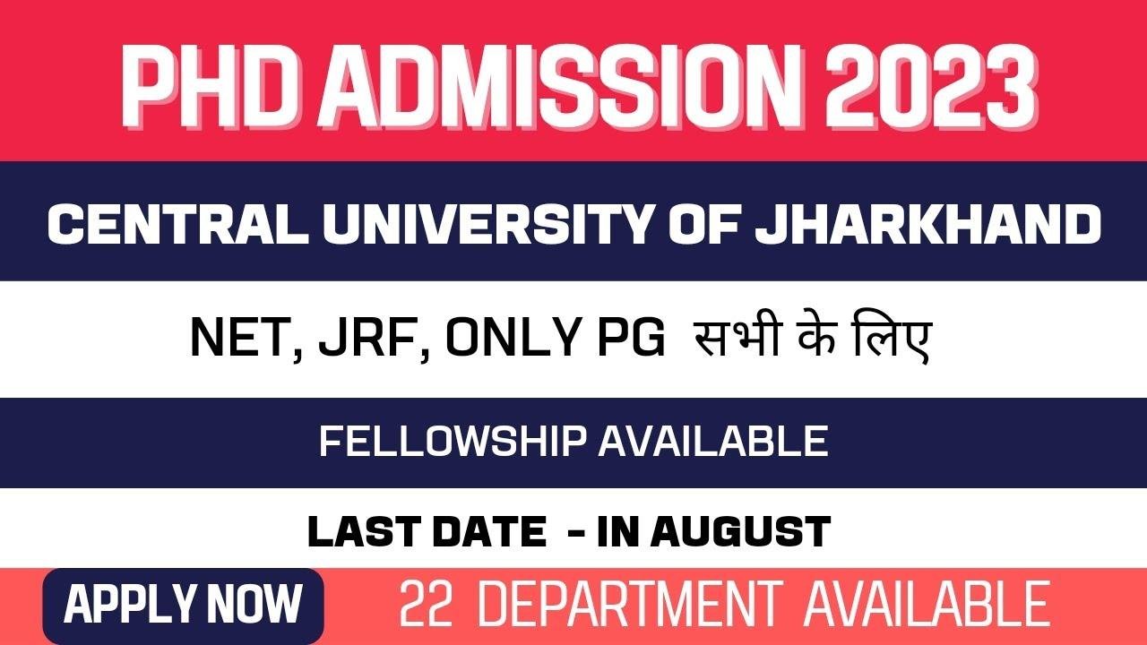 Phd in jharkhand