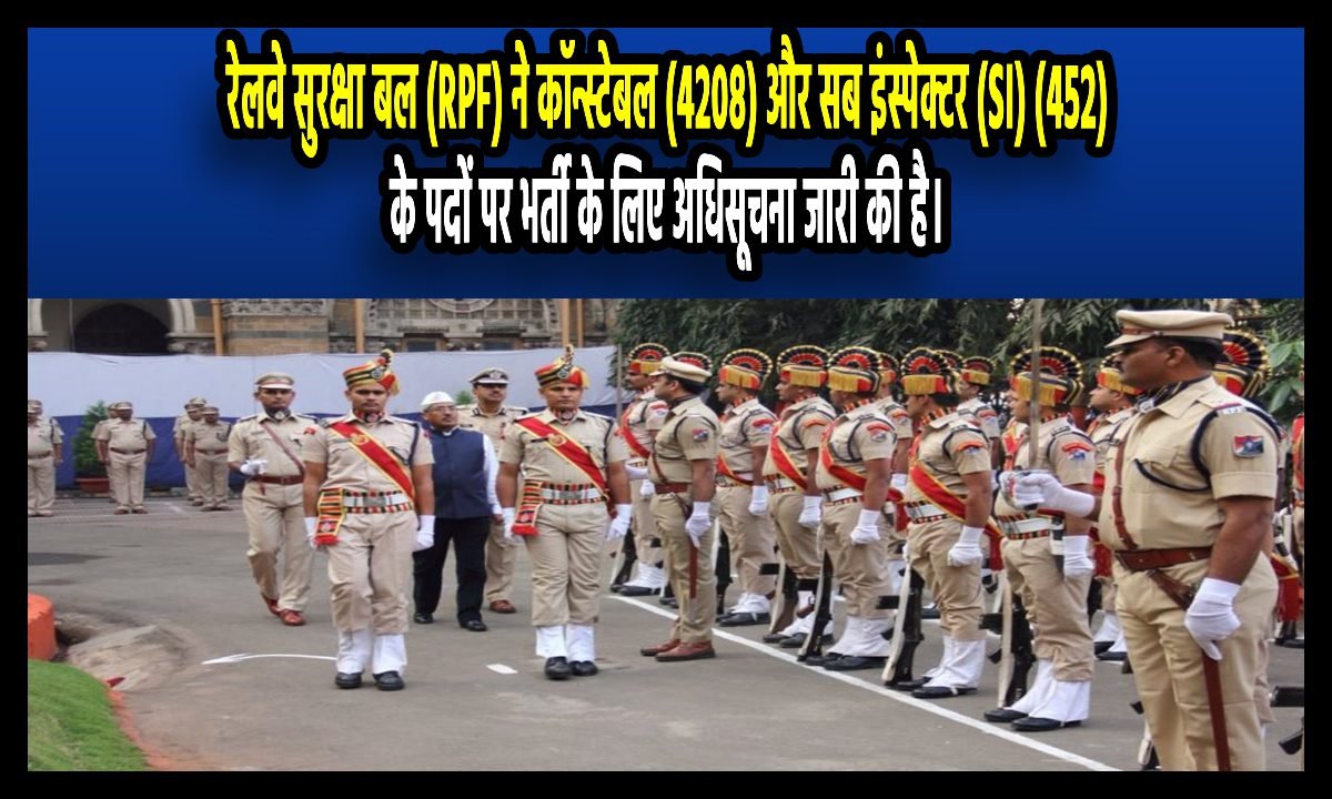 RPF Constable Recruitment 2024