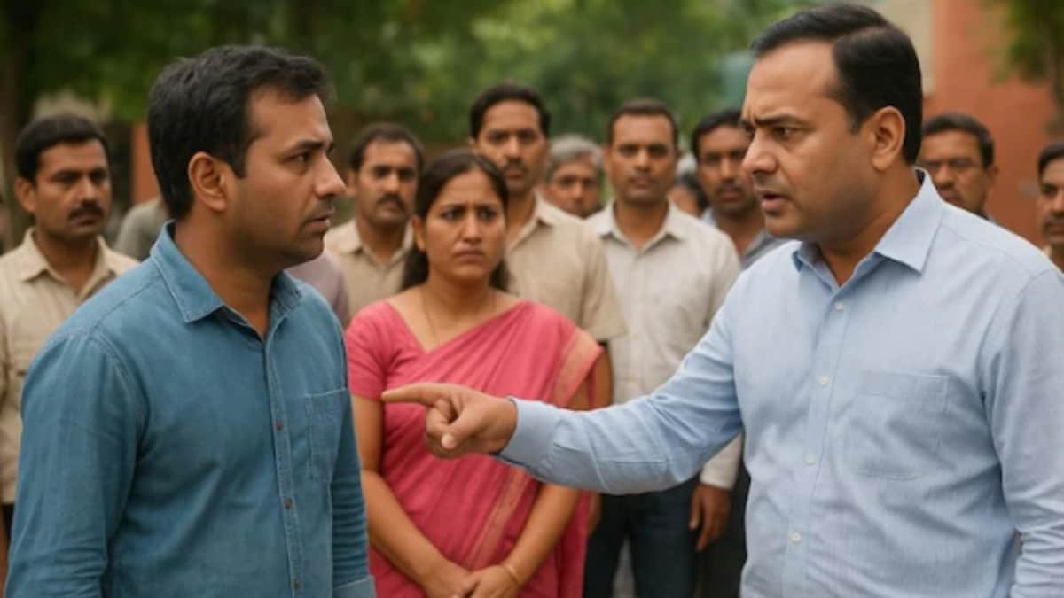 मथुरा डीएम जींस और शर्ट में एकाउंटेंट, उसे निलंबित कर देता है। यहाँ IAS CP सिंह कौन है