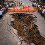 Kendua main road Dhanbad blocked