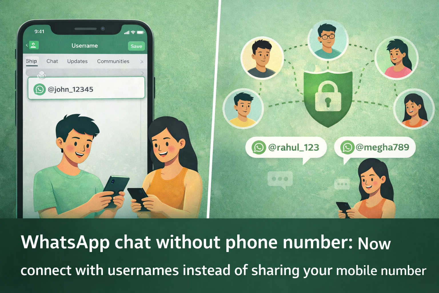 WhatsApp chat without phone number