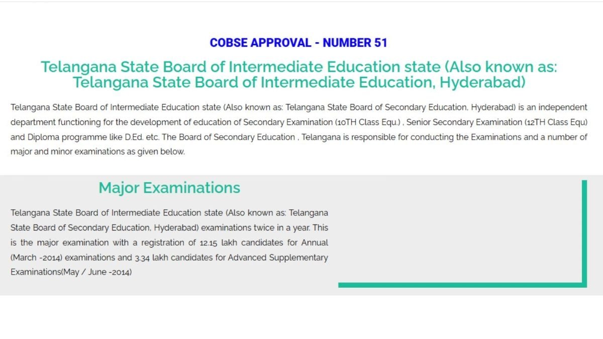 टीएस इंटर परिणाम 2026 मनाबादी लाइव अपडेट: तेलंगाना इंटरमीडिएट प्रथम, द्वितीय वर्ष के मार्क्स मेमो कल?