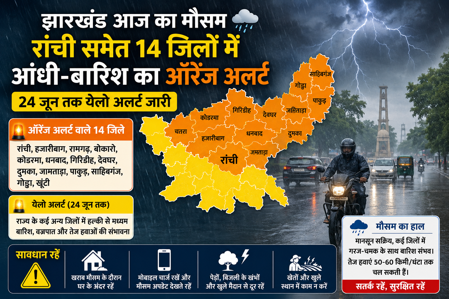 jharkhand sipahi bharti Jharkhand Today Weather